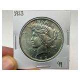 1923 Silver Peace Dollar