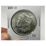 1884-O Morgan Silver Dollar