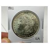 1921 Morgan Silver Dollar