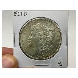 1921-D Morgan Silver Dollar