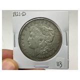 1921-D Morgan Silver Dollar