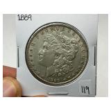 1889 Morgan Silver Dollar
