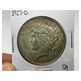 1927-D Silver Peace Dollar