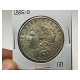 1885-O Morgan Silver Dollar