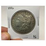 1886 Morgan Silver Dollar