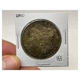 1890 Morgan Silver Dollar