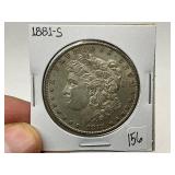 1881-S Morgan Silver Dollar