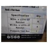 LandHonor Flatpack Box of Ratchet Straps