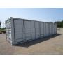 40' Single Trip High Cube Multi Door Shipping Container Light Grey Color
