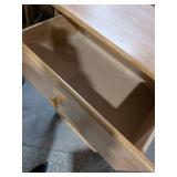 Lang Furniture 5-Drawer Chest Dresser Faux Oak Grain Finish