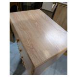 Lang Furniture 5-Drawer Chest Dresser Faux Oak Grain Finish