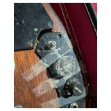 Vintage 6-String Electric Guitar Project in Case 1960s/70s Era