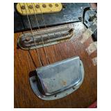 Vintage 6-String Electric Guitar Project in Case 1960s/70s Era
