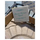 Princess House Heritage Crystal Large Ruffled Serving Platter Dish