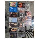 Large Lot of Music Cassette Tapes Pop Christmas Easy Listening