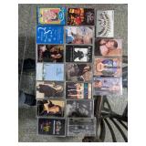 Large Lot of Music Cassette Tapes Pop Christmas Easy Listening