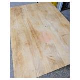 Rolling Wood Butcher Block Kitchen Cart Island w/ Drawer & Cabinet