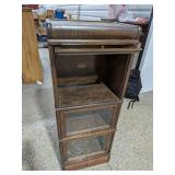 Antique Macey Stackable Barrister Bookcase 4-Section Quartersawn Oak