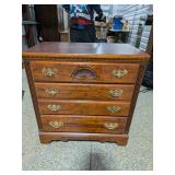 Lea Furniture Traditional 4-Drawer Chest Mahogany Finish 31.5" H