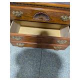 Lea Furniture Traditional 4-Drawer Chest Mahogany Finish 31.5" H