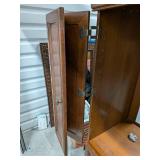 Large Modern Media Console / Entertainment Armoire 59" Wide