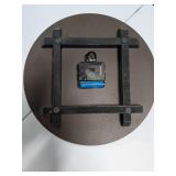 Rustic French Country Style Wall Clock Paris Floral Design 12" Diameter