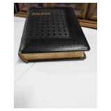 Antique Self-Pronouncing Holy Bible from Howard Lake Church 1942 Inscription