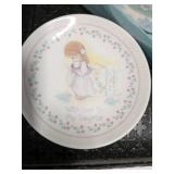 Lot of Three Precious Moments Small Decorative Plates 4.5" Collectibles