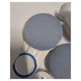 Lot of 6 Google Home & Mini Smart Speakers with Wall Mounts & Cords