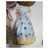 Mixed Lot of Decorative Items: Resin Urn Wall Sconce, Ceramic Vases, Figurine & Candle