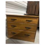 Vintage 3-Drawer Lowboy Dresser / Bachelor