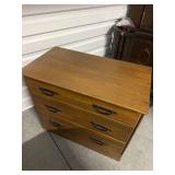 Vintage 3-Drawer Lowboy Dresser / Bachelor