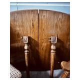 Thomasville Oval Dining Table & Set of 4 Cane-Back Chairs