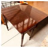 Bombay Co. Mahogany-Tone Flip-Top Console / Entryway Table