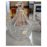 Mikasa "Spring Debut" Bowls & Crystal Clear Lead Crystal Candy Box