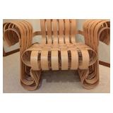 LL - Frank Gehry for Knoll Power Play Chair and Ottoman