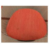 LL - Pair of Vintage Knoll Platner Armchairs with Orange Fabric