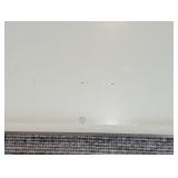 ML - Large 40" Frosted Glass Top Coffee Table with Metal Base