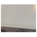 ML - Large 40" Frosted Glass Top Coffee Table with Metal Base