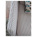 ML - Lee Industries Slipcovered Armchair with Striped Upholstery