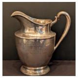 LL - Antique 1928 Wallace Sterling Silver Trophy Pitcher Belgian Ass