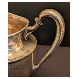 LL - Antique 1928 Wallace Sterling Silver Trophy Pitcher Belgian Ass