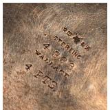 LL - Antique 1928 Wallace Sterling Silver Trophy Pitcher Belgian Ass