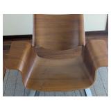 ML - Blu Dot Buttercup Rocking Chair with Wood and Metal Frame