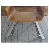 ML - Blu Dot Buttercup Rocking Chair with Wood and Metal Frame