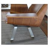 ML - Blu Dot Buttercup Rocking Chair with Wood and Metal Frame