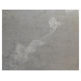 ML - Large Iron and Slate Coffee Table 40 x 40 Inches