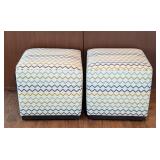 ML - Pair of Lee Industries Upholstered Ottoman