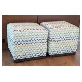 ML - Pair of Lee Industries Upholstered Ottoman