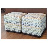 ML - Pair of Lee Industries Upholstered Ottoman